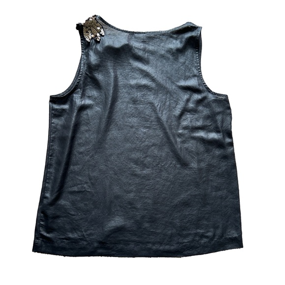 H&M Black Tank Top with Sequin Accent - Picture 2 of 5